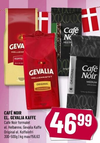 CAFÉ NOIR EL. GEVALIA KAFFE