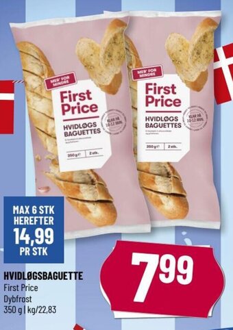 Løvbjerg HVIDLØGSBAGUETTE First Price tilbud