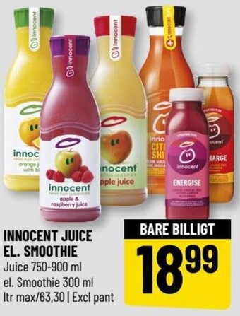 Løvbjerg INNOCENT JUICE EL. SMOOTHIE tilbud