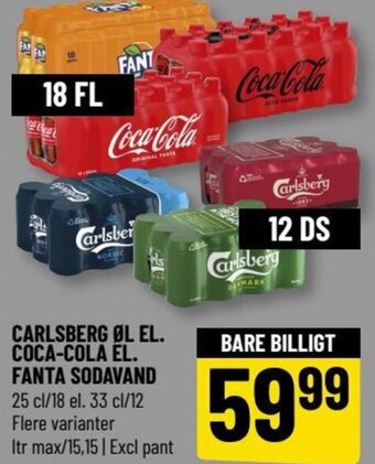 Løvbjerg CARLSBERG ØL EL. COCA-COLA EL. FANTA SODAVAND tilbud