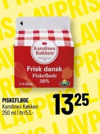 Løvbjerg PISKEFLØDE Karolines Køkken tilbud