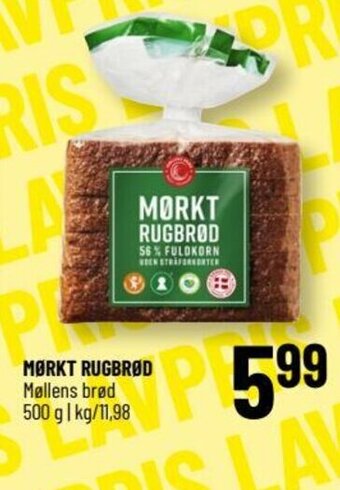 Løvbjerg MØRKT RUGBRØD Møllens brød tilbud