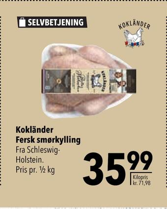 Citti Kokländer fersk smørkylling tilbud