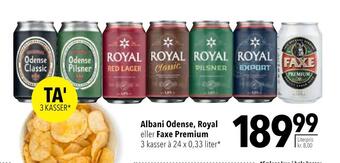 Citti Albani odense, royal eller faxe premium tilbud