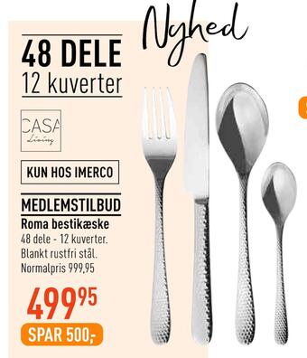 Imerco Roma bestikæske tilbud