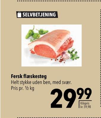 Citti Fersk flæskesteg tilbud