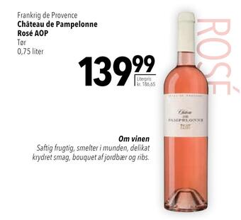 Citti Château de pampelonne rosé aop tilbud