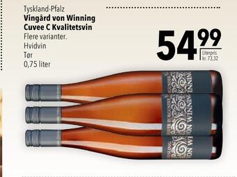 Citti Vingård von winning cuvee c kvalitetsvin tilbud