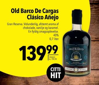 Citti Old barco de cargas clásico añejo tilbud