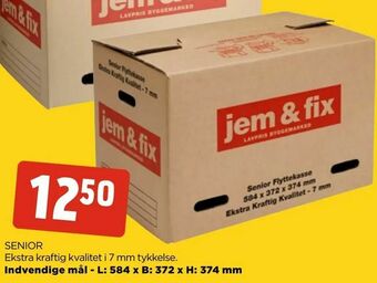 jem & fix Flyttekasser tilbud
