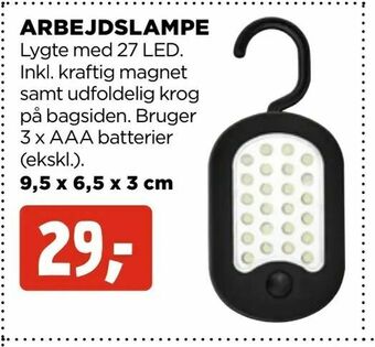 jem & fix Arbejdslampe tilbud