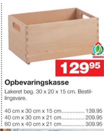 Ukendt opbevaringskasse