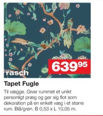 Bauhaus Rasch tapet tilbud