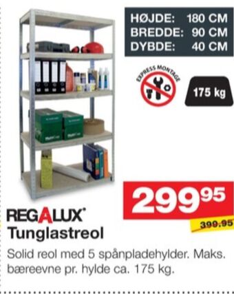Regalux reol