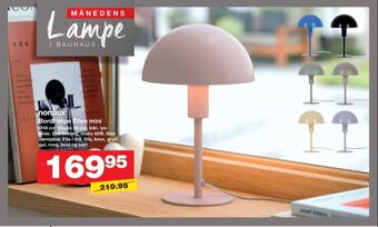 Bauhaus Ellen bordlampe tilbud