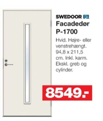 Bauhaus Swedoor dør tilbud