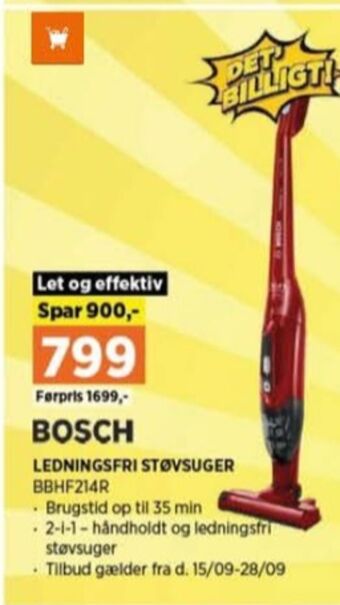 Power Bosch støvsuger tilbud