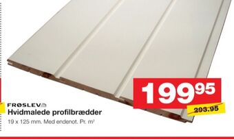 Bauhaus Frøslev træ a/s profilbrædder tilbud