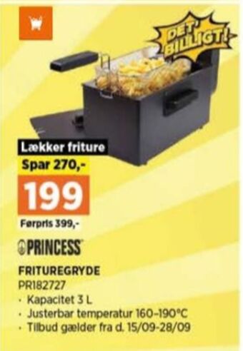 Power Princess frituregryde tilbud