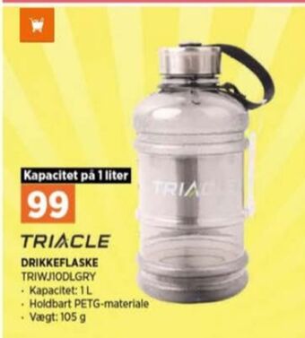 Power Triacle drikkeflaske tilbud
