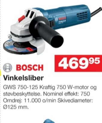 Bauhaus Blå vinkelsliber tilbud