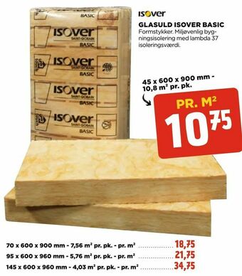 jem & fix Glasuld isover basic tilbud