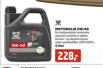 jem & fix Motorolie 5w/40 tilbud