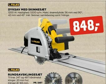 jem & fix Dyksav med skinnesæt tilbud