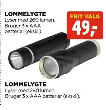 jem & fix Lommelygte tilbud