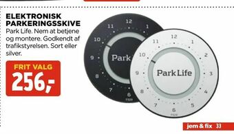 jem & fix Elektronisk parkeringsskive tilbud