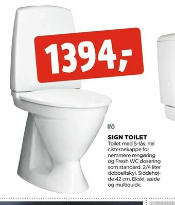 jem & fix Sign toilet tilbud