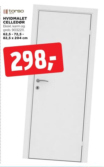 jem & fix Hvidmalet celledør tilbud