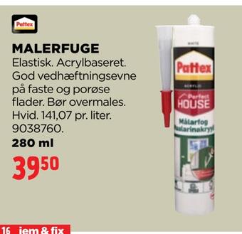 jem & fix Malerfuge tilbud