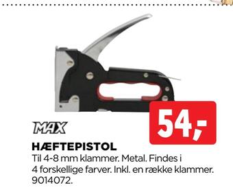 jem & fix Hæftepistol tilbud