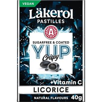 Läkerol - 2 x läkerol yup crispy licorice