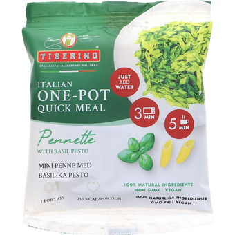 Motatos Tiberino | 3 x one pot pasta m. basilikum pesto | kolonial > pasta, ris & madgryn,konserves og madmix tilbud