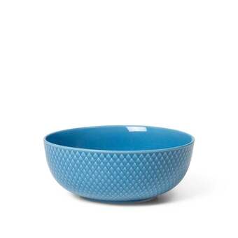 Lyngby porcelæn rhombe color skål blå 15,5 cm