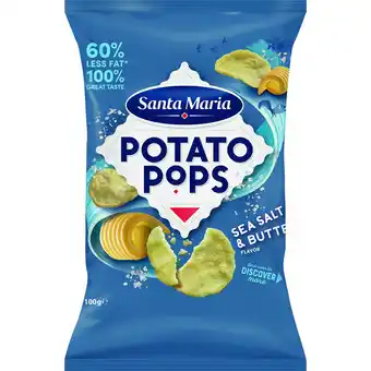 Fleggaard Potato pops sea salt & butter 100g tilbud