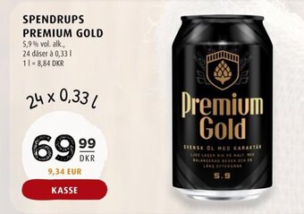 Scandinavian Park SPENDRUPS PREMIUM GOLD tilbud