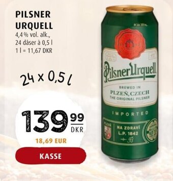 Scandinavian Park PILSNER URQUELL tilbud