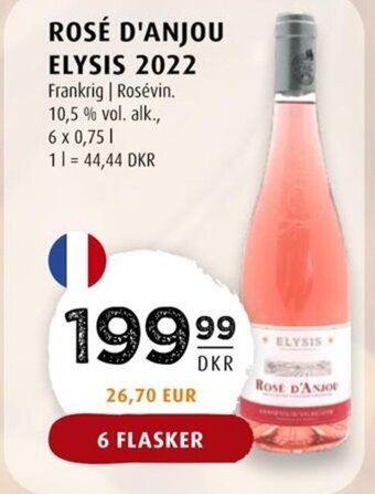 Scandinavian Park ROSÉ D'ANJOU ELYSIS 2022 tilbud