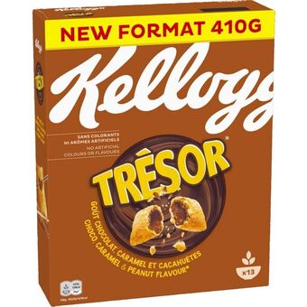 Kellogg's - kellogg's tresor choco caramel peanut 410 g