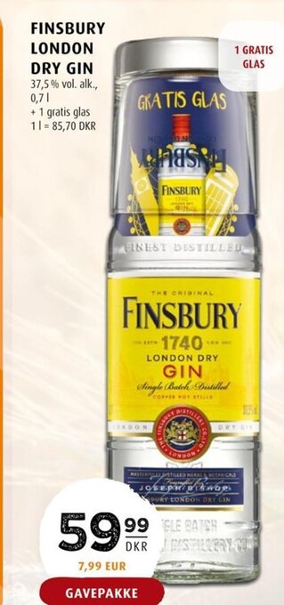 Scandinavian Park FINSBURY LONDON DRY GIN tilbud