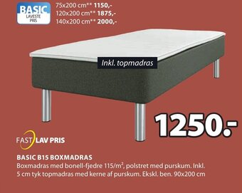 BASIC B15 BOXMADRAS