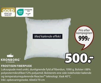 JYSK FROSTISEN FIBERPUDE tilbud