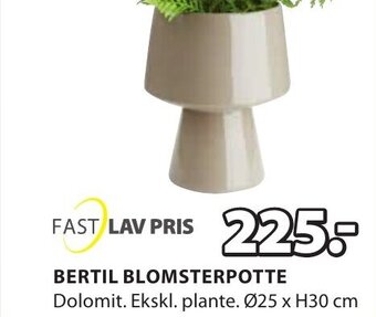 JYSK BERTIL BLOMSTERPOTTE tilbud