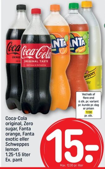 REMA 1000 Coca cola zero cola tilbud