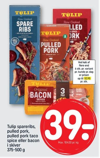 REMA 1000 Tulip spareribs tilbud