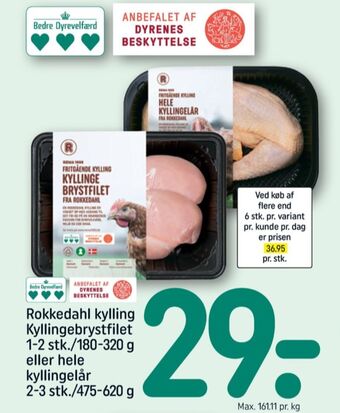 Rema 1000 Rema 1000 kyllingebrystfilet tilbud