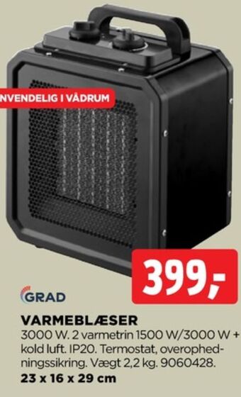 jem & fix Grad varmeblæser tilbud